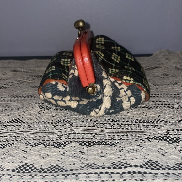 Mixed pattern Pilcro coin purse in EUC - Picture 2 of 9